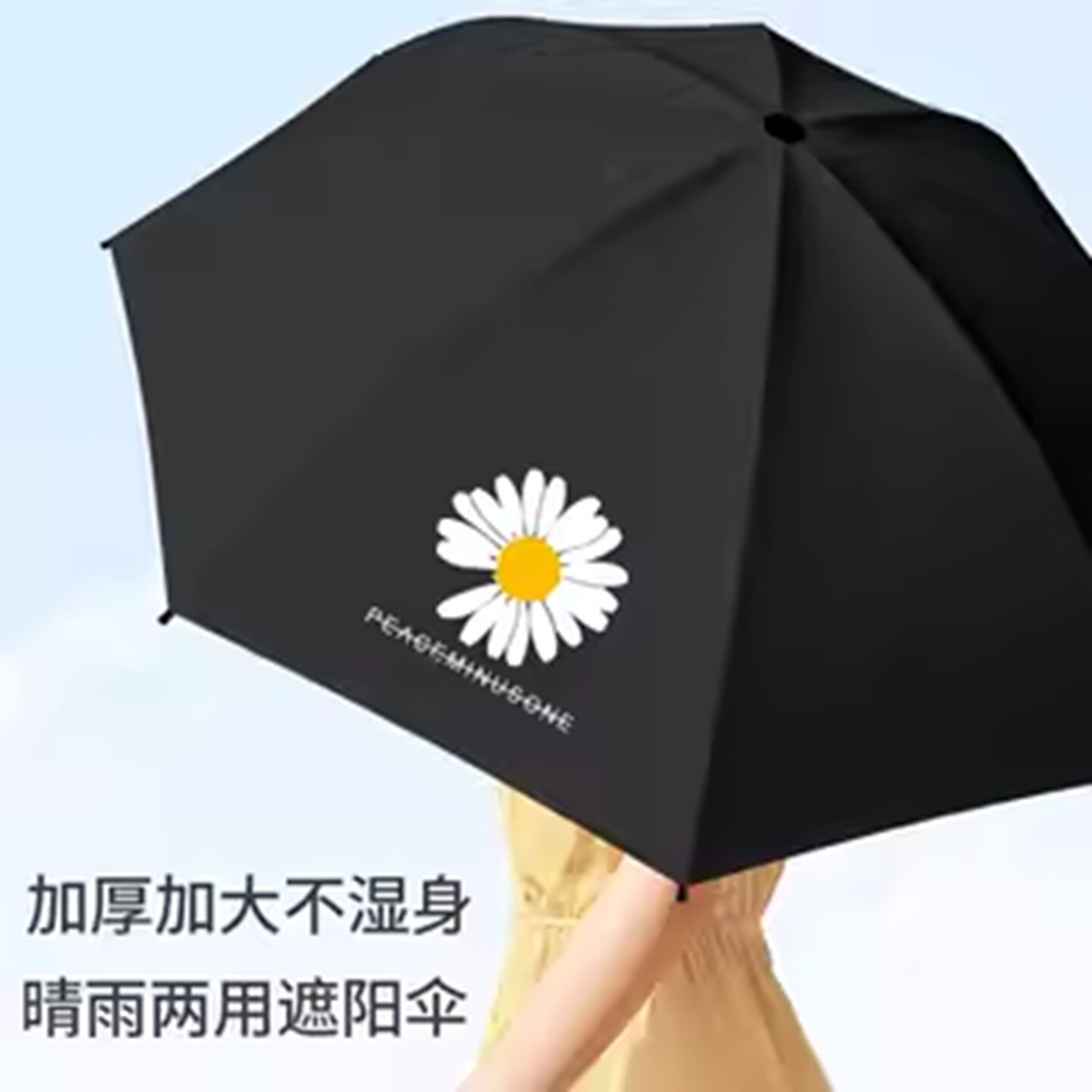 伞爆品小雏菊手动大号晴雨两用遮图片