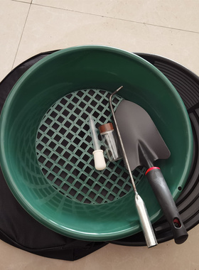 淘金筛子筛金沙盆黄金筛盘筛金网盘洗金网盆淘金盆淘金盘淘金全套