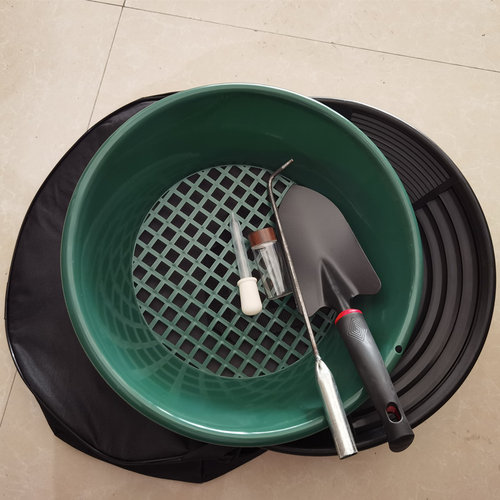 全套淘金筛子淘金盆大号38CM