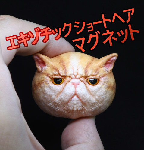 异斯模型树脂白模 异国短毛猫白模冰箱贴动漫模型GK未涂装现货
