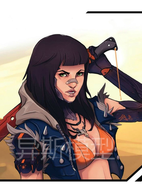 异斯模型树脂GK模型1/10 Akito女胸像白模手办模型F197