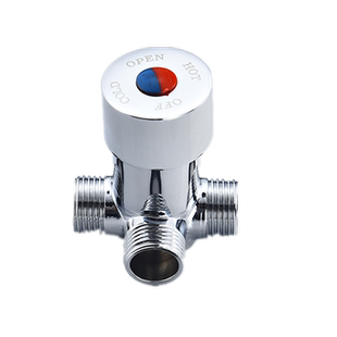 二进一出分水器转换阀水阀冷热混水阀三通角阀热水器小厨宝水龙头