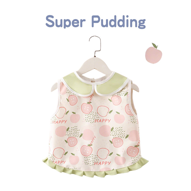 女宝宝罩衣夏季防水防脏围兜儿童围裙女孩饭兜反穿衣无袖背心式女,童装/婴儿装/亲子装,反穿衣/罩衣,淘宝优惠券,粉丝福利购,淘宝优惠卷
