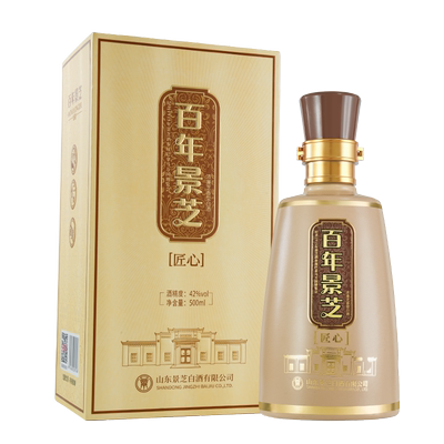 百年景芝 匠心 浓兼芝香型白酒 42度500ml单瓶宴席送礼推荐