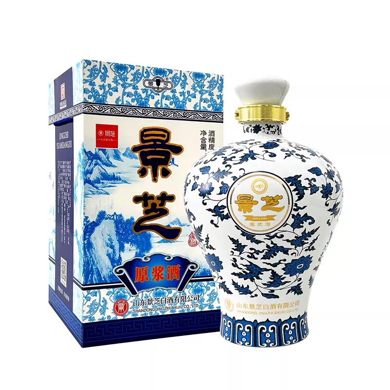 景芝原浆高度白酒中华老字号 山东名酒特酿礼盒送礼 62度1.5L*1坛