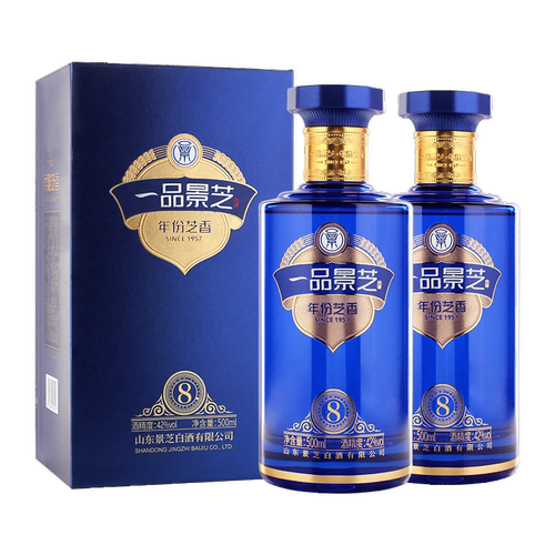 一品景芝芝香8芝麻香42度白酒