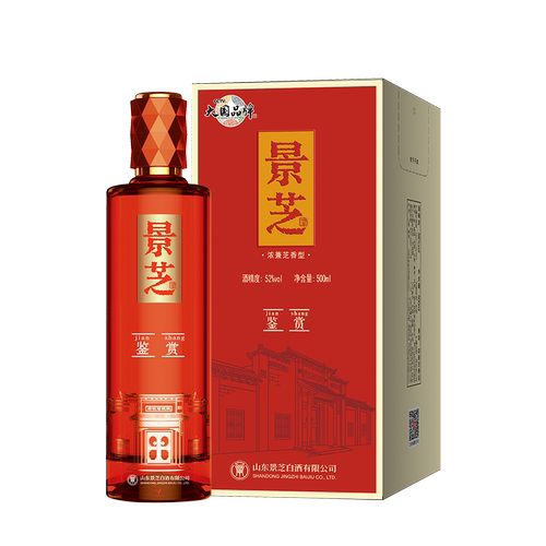 景芝500ml52度浓芝兼香白酒