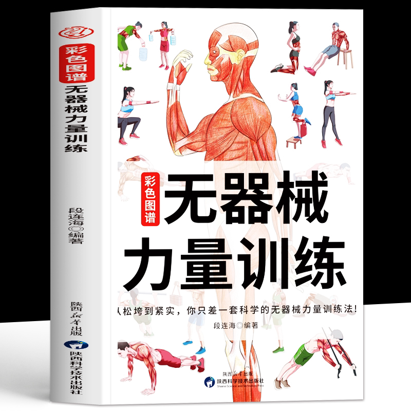 彩色图解无器械力量训练随时随地开始训练 简化复杂训练流程轻松掌握高效动作在家健身不踩坑