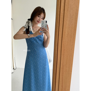 LHHH 韩系V领碎花吊带连衣裙0020 SARA