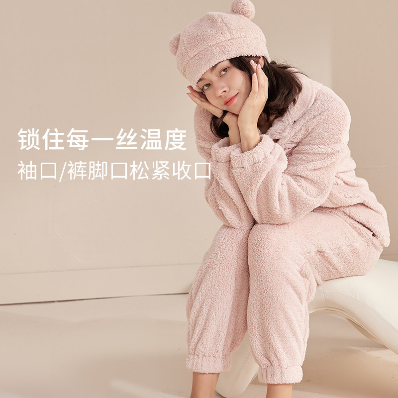 孕妇加绒加厚冬季睡衣法兰绒哺乳家居服可外穿秋冬产后月子服女,孕妇装/孕产妇用品/营养,家居服套装,淘宝优惠券,粉丝福利购,淘宝优惠卷