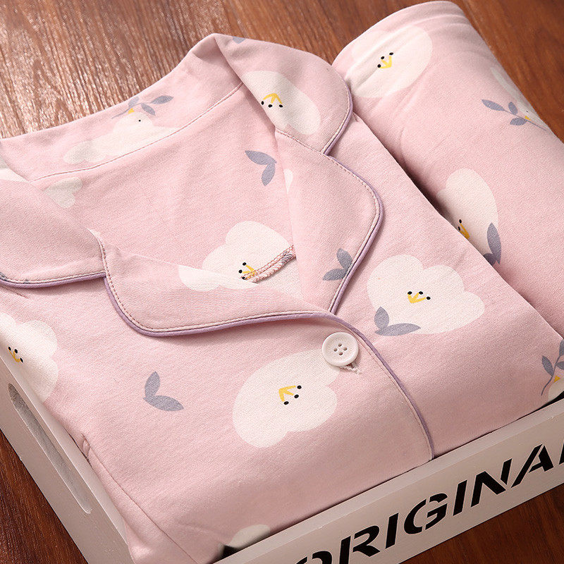 咕羊羊月子服春秋冬季纯棉孕妇睡衣女10月份产后坐月子哺乳家居服