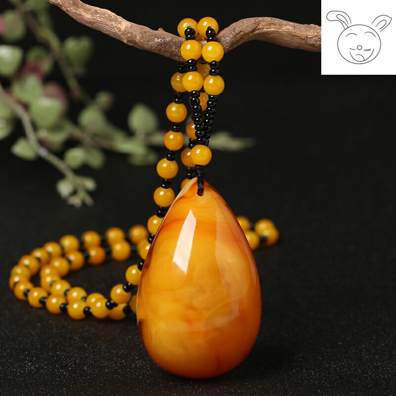 Beeswax Pendant sweater chain The two generation Amber have more cash than can be accounted for Necklace Retro Ethnic style Beeswax Pendant Pendant men and womenin the Accessories/Fashion Jewelry, Necklace  category - from Buy2taobao.com to provide professional Taobao agent buy service