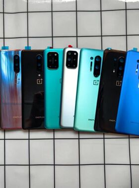 适用于Oneplus一加8T全新后配电池后盖外机壳1+8t手机保护后背壳