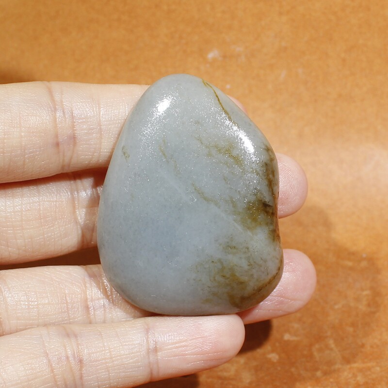 枣红皮真皮原籽和田玉天然玉石