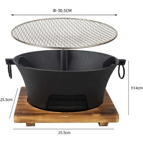 铸铁围炉炭炉火锅炉户外炭火炉