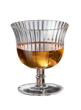 波纹玻璃杯果汁甜酒杯