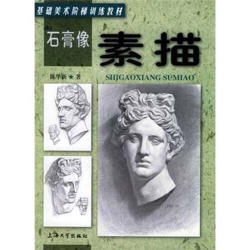 正版图书丨 石膏像素描  陈华新著 9787810580694