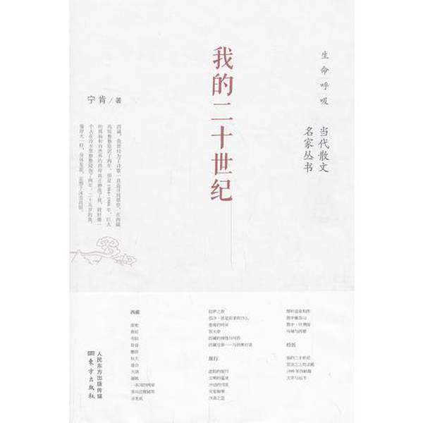 正版9成新图书丨 我的二十世纪  宁肯著 9787506064989