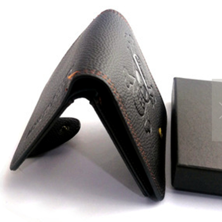 动漫周边海贼四草帽团pu皮钱包短款卡包皮夹零钱包 钱夹随身