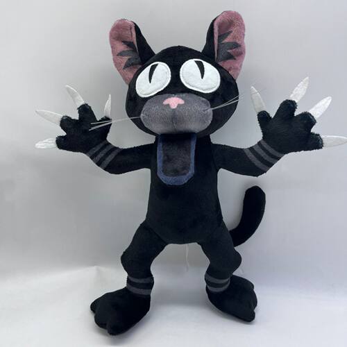 跨境新品99 nights in the forest 森林99夜黑猫玩偶公仔毛绒玩具