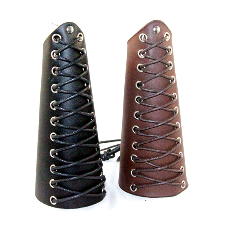 万圣节刺客圣殿骑士朋克信条 护腕COSPLAY护具18CM长编织护腕手带