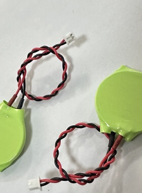 宽温工控医疗设备带线插头松下BR2330/SCN耐高温BR2330纽扣3V电池