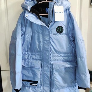 羽绒服加厚鸭绒 亮面宽松版 国货美家女羽绒服冬季 连帽加厚中长款