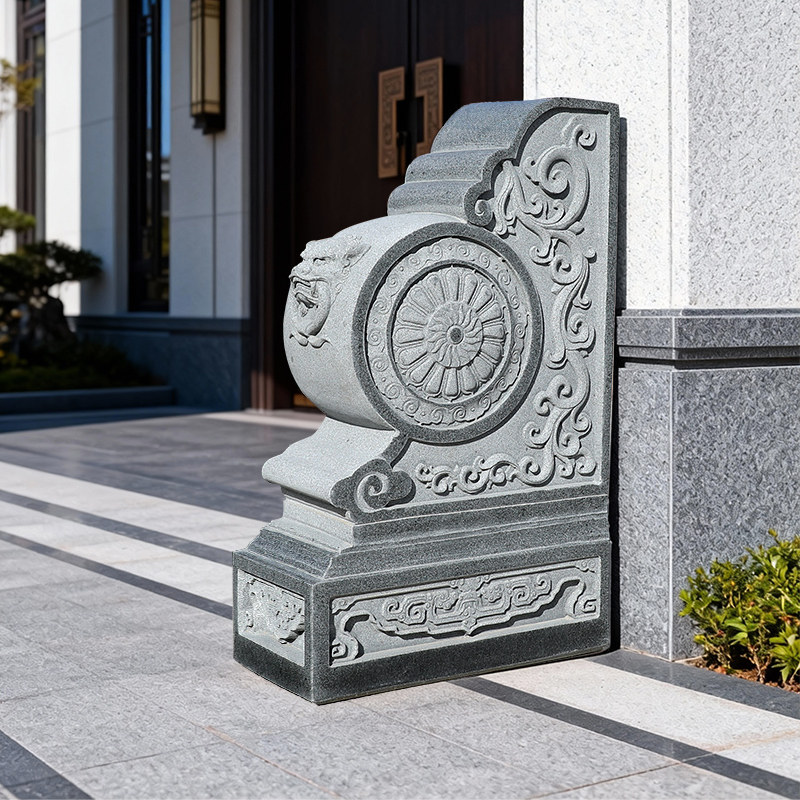 石雕门墩抱鼓石一对天然花岗岩庭院门口摆件石墩石鼓户外装饰,家居饰品,石雕,淘宝优惠券,粉丝福利购,淘宝优惠卷