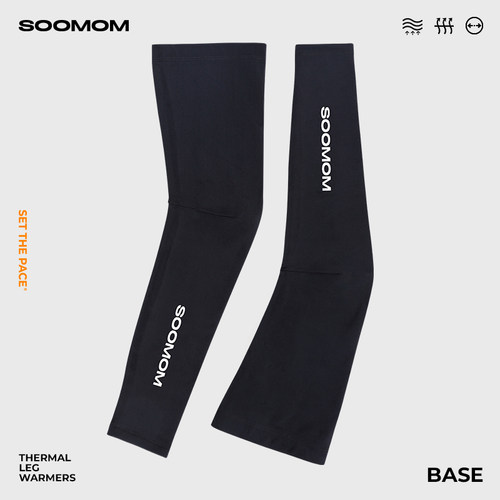 SOOMOM公路车抓绒保暖骑行腿套