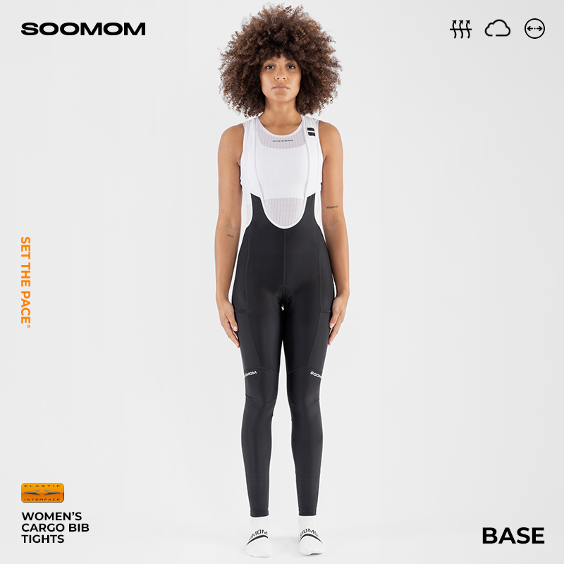 SOOMOM | BASE 女士公路车储物背带骑行长裤