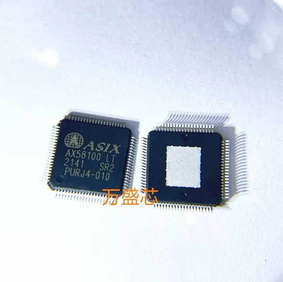 AX58100 AX58100LT LQFP80 EtherCAT从站控制芯片 全新原装