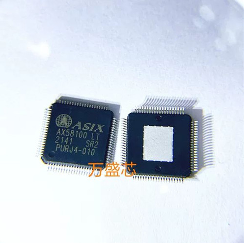 AX58100 AX58100LT LQFP80 EtherCAT从站控制芯片 全新原装