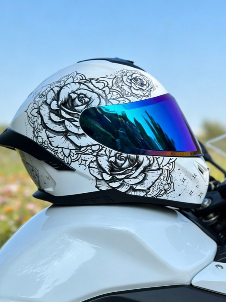 AXOR Motosiklet Dəbilqəsi Full Face, Bluetooth Yeri ilə