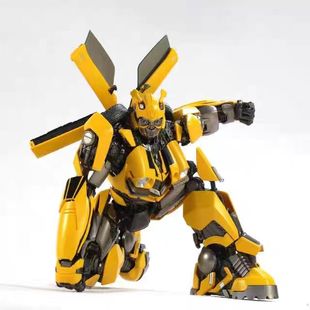 电影变7DLX比例 超可动合金成品不可变形玩具汽车人 MD003大D黄蜂