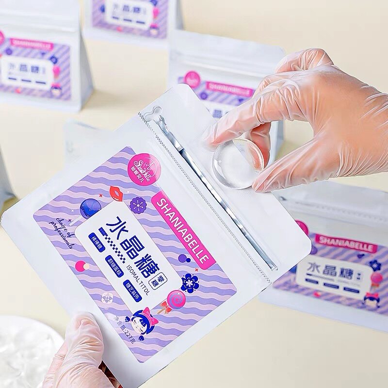 仙妮贝儿艾素糖水晶糖成品拉丝糖糖片免熬速化棒棒糖糖艺烘焙原料