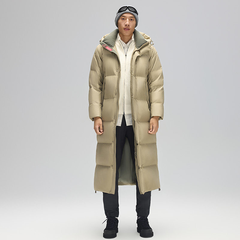 长款过膝羽绒服冬季新款东北加厚连帽青少年鹅绒大学生极寒外套男,男装,羽绒服,淘宝优惠券,粉丝福利购,淘宝优惠卷
