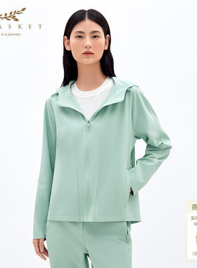 十二篮防泼舒柔特休闲连帽外套