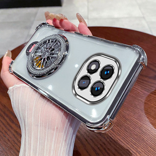 适用红米Note15Pro手机壳新款RedmiNote15por十保护套Redmi男女小米note15全包防摔5G透明带支架+超薄软外壳