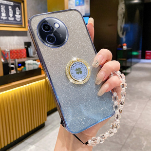 vivoY200i手机壳y200i新款 ins风适用 女vivo保护套V2354A全包防摔vivo丫viv0透明viviy高级感支架超薄软胶新品