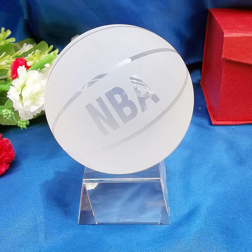 nba水晶精品个性刻字创意篮球
