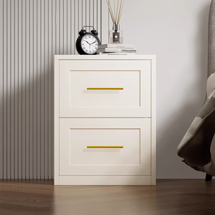 科飞亚床头柜钢制无甲醛卧室床边柜家用小型收纳储物柜子现代简约