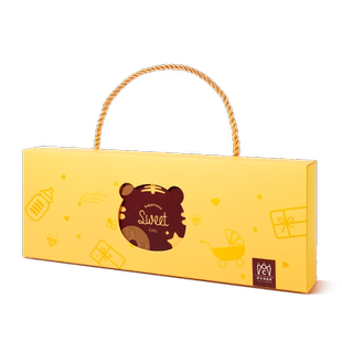 喜饼喜蛋蛇宝宝诞生娃婴儿满月酒百天百日宴伴手礼出生喜糖回礼盒