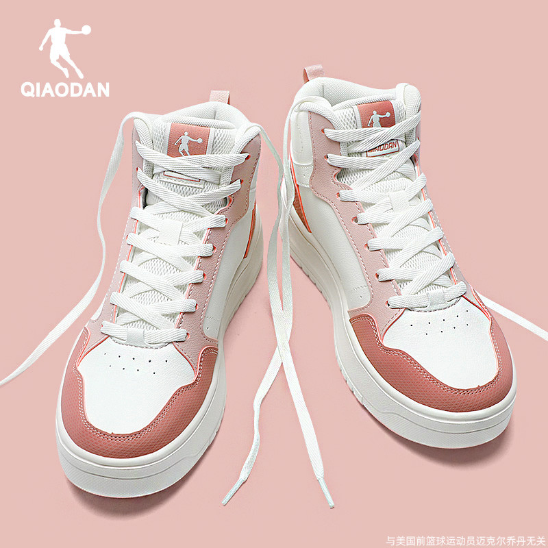 乔丹高帮女鞋板鞋女款休闲运动鞋
