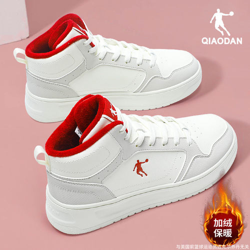 乔丹加绒女鞋高帮板鞋棉鞋运动鞋