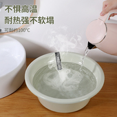 塑料洗脸盆家用加厚大号洗澡盆圆形洗衣洗菜盆孩子洗脚泡脚盆