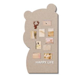 毛毡板卧室照片墙墙面遮丑装饰毛毡墙贴展示墙背景板创意软木板留言板拍立得相片墙高级感图钉记事板挂墙