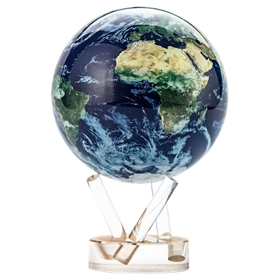 光能自转地球仪创意摆件生日礼物