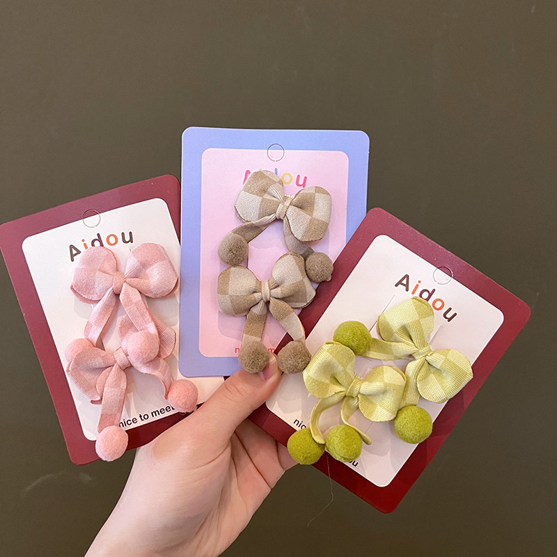 宝宝布艺蝴蝶结发夹对装儿童不伤发全包布小发夹鸭嘴夹侧边夹发卡,童装/婴儿装/亲子装,发饰,淘宝优惠券,粉丝福利购,淘宝优惠卷