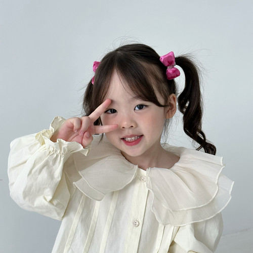 蝴蝶结发绳甜美百搭领结发夹