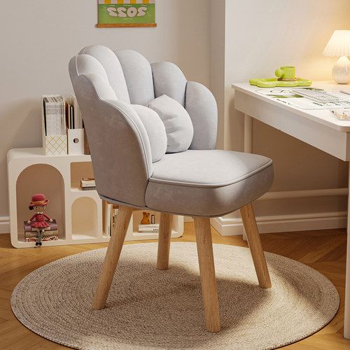 花瓣餐椅家用轻奢梳妆台化妆椅子